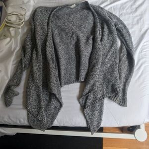 abercrombie gray cardigan